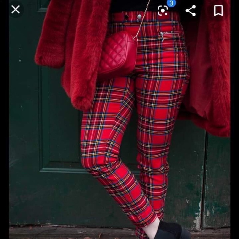 Plaid pants